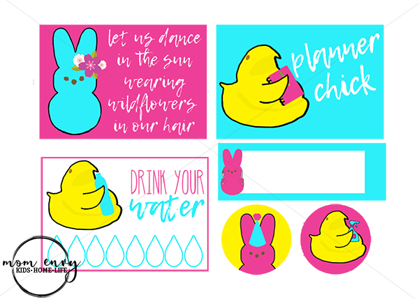 free peeps planner stickers mom envy