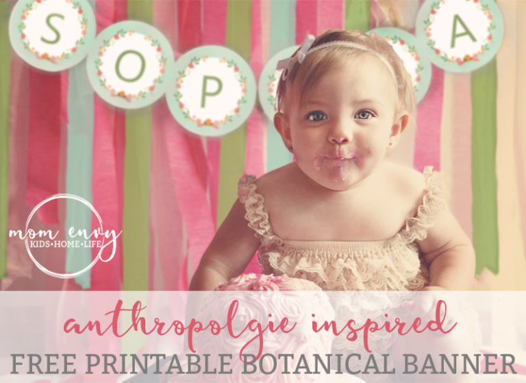 free printable anthropologie inspired banner mom envy