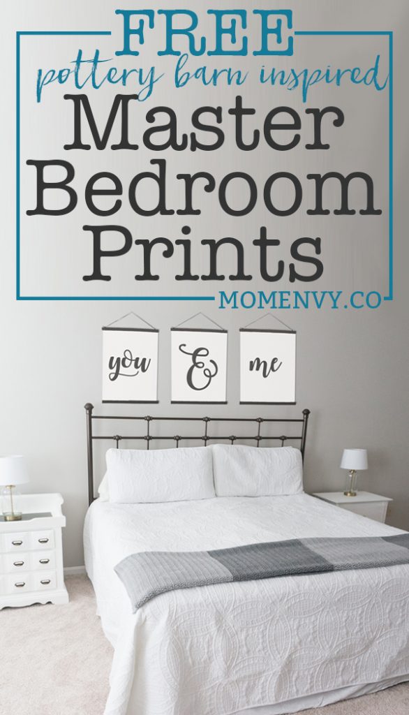 Free Master Bedroom Printables You and Me Pinterest 2 Mom Envy