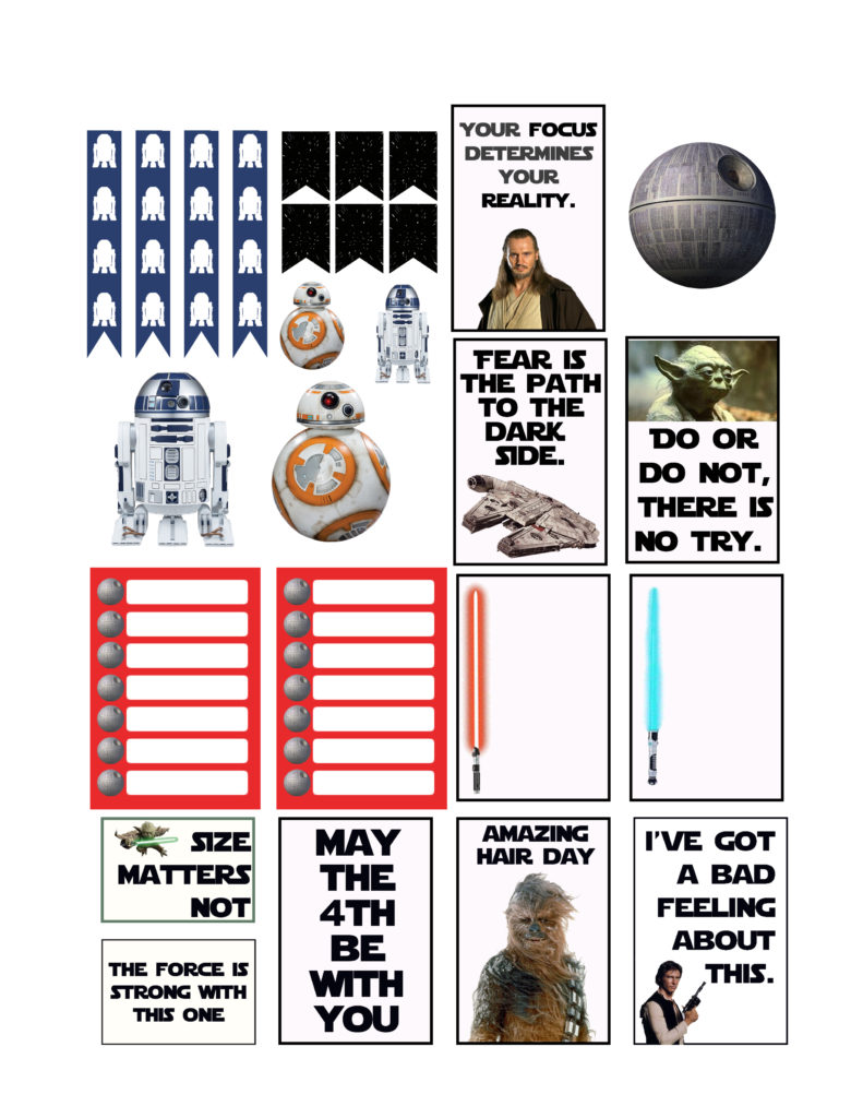 Free Star Wars Planner Stickers