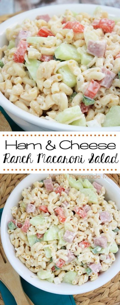 leftover ham recipes mostly homemade mom ham ranch pasta salad