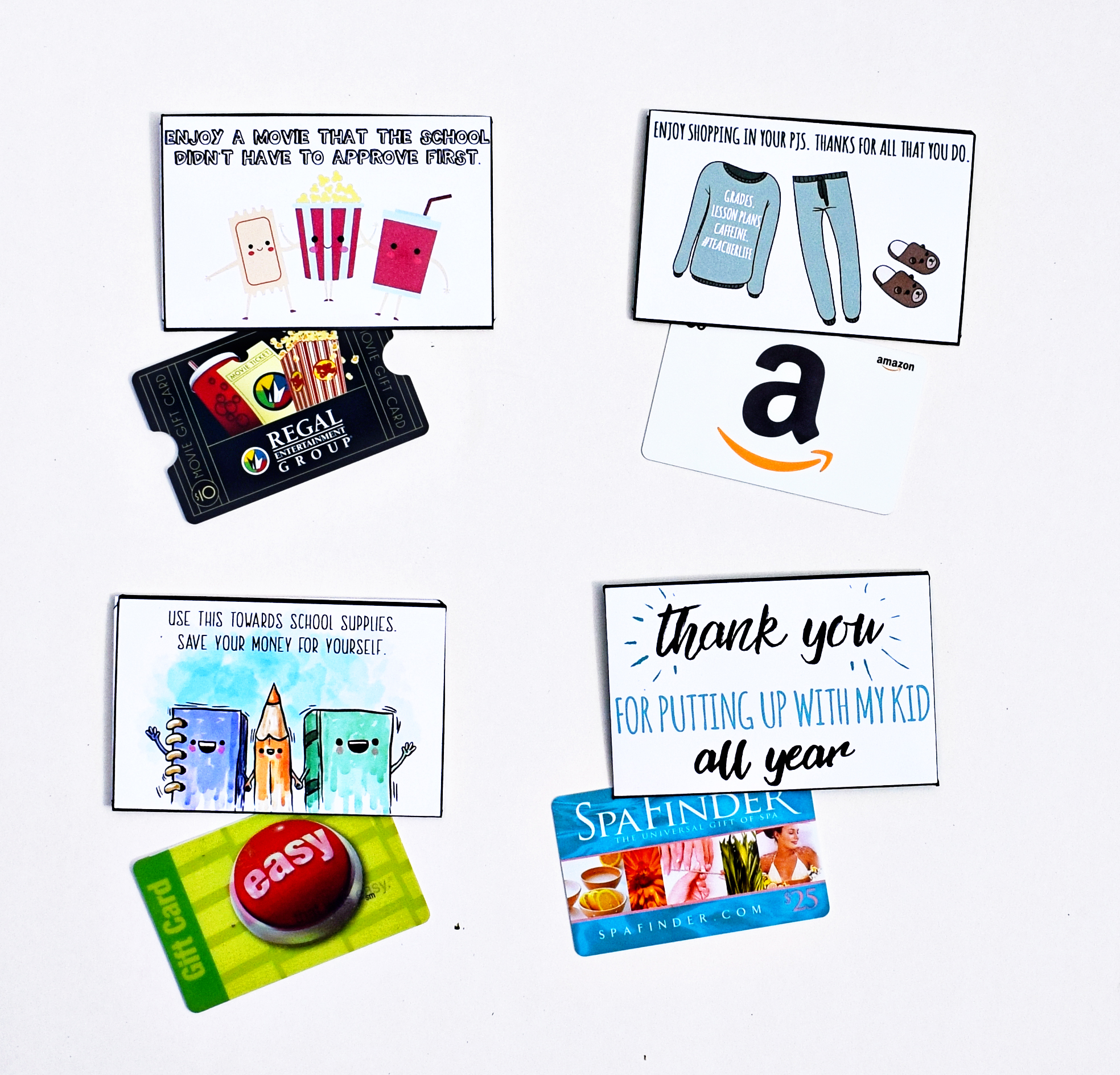 Teacher Gift Card Holders Mom Envy