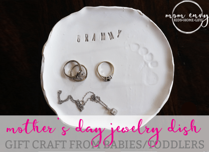 Mother's Day Crafts Round -up From Mom Envy - Mom Envy Jewelry Dish