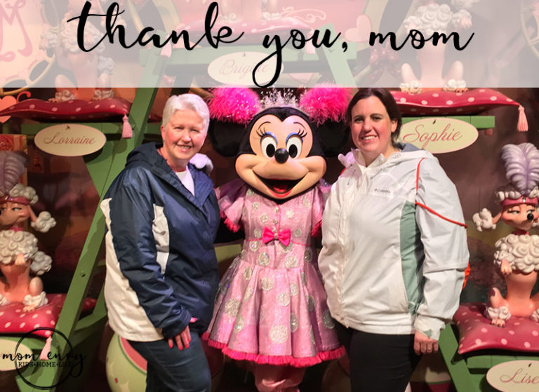 Thank you, Mom.