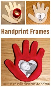Mother's Day Crafts Round -up From Mom Envy - Messy Little Monster Salt dough frame