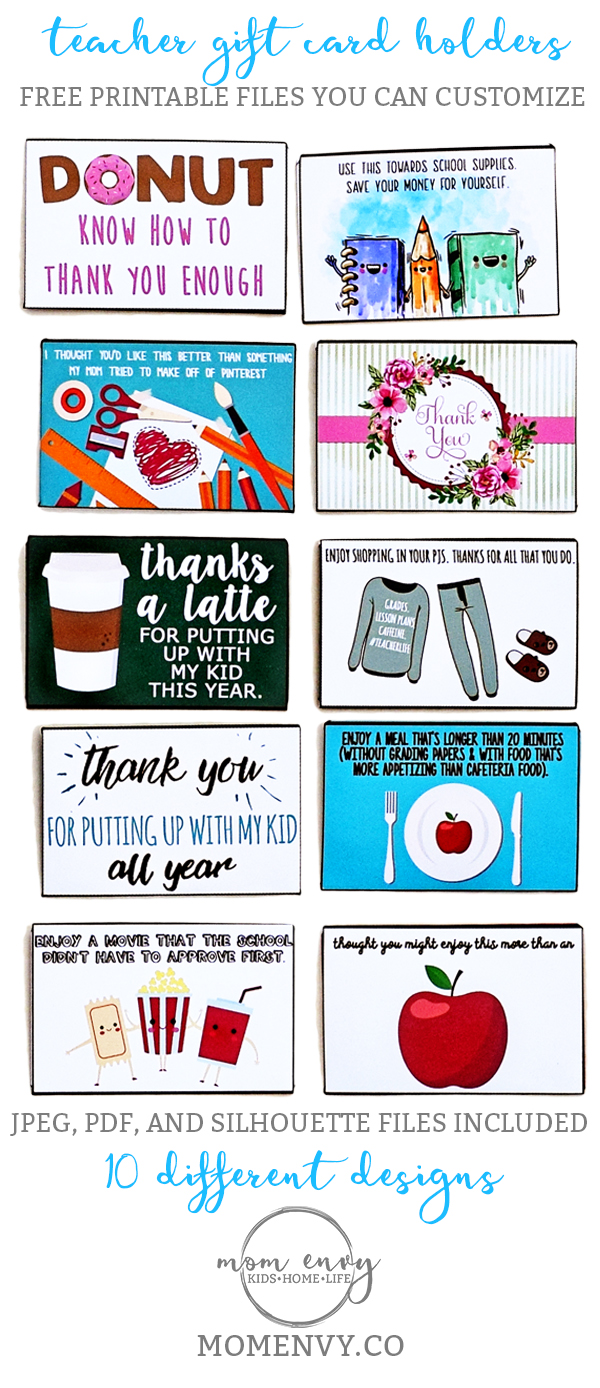 PDF: Coffee Gift Card Holder Thank You Card (Download Now) 