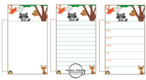 Woodland Animal Planter Inserts and Clips Main All Files