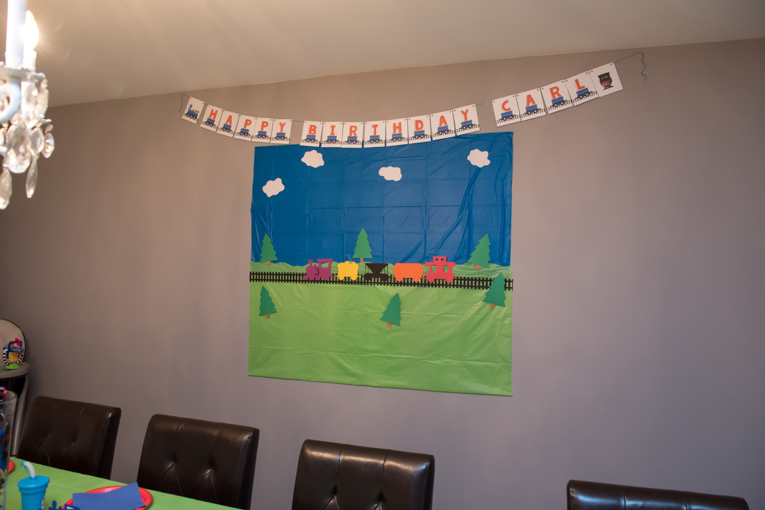 Train Themed Birthday Party Ideas from https://momenvy.co. Thomas the Tank Engine birthday party ideas. Train party. Thomas party. Get some awesome ideas about how to throw a train party that your kid's friends will love!