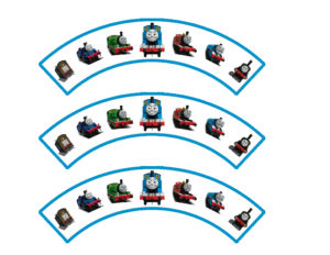 free printable thomas the train cupcake toppers