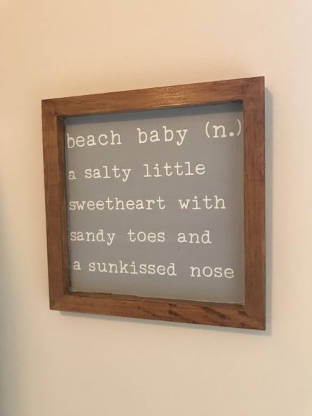 beach nursery decor