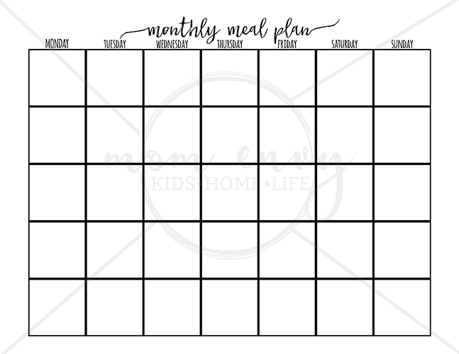 Meal Planning Printables - Get the The Ultimate Guide to Meal Planning. It has everything you need to stop the dinner struggle. Free shopping lists, free meal planning calendar, free weekly meal planners, and more! #organization #planneraddict #happyplanner