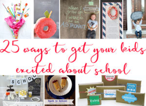25 Back to School Traditions. Get your kids excited about school. Bring some magic to the start of the school year with fun and easy back to school pictures, back to school breakfasts, back to school parites, and other fun back to school ideas.