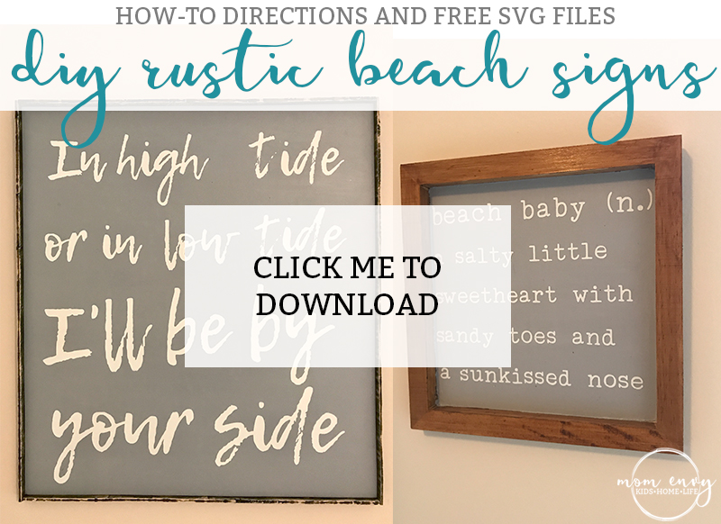 Diy Beach Signs Free Svg Files Included Beach Baby Shower