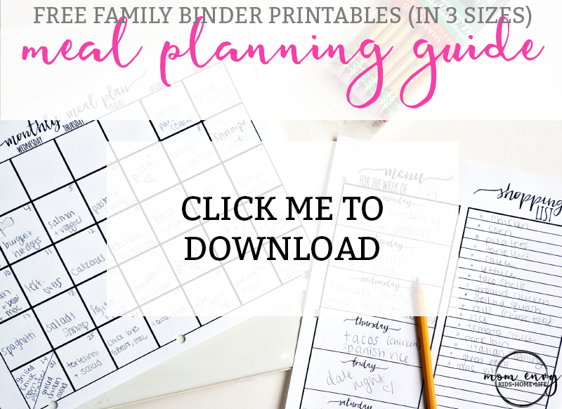 Happy Planner Meal Planning, Meal Planner Printable, Happy Planner