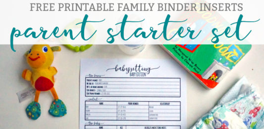 Download the free parent starter kit today. Free daycare forms, babysitter forms, emergency information form, hospital checklist, milestone tracker, and more are available.