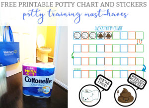 #sponsored Potty Training can be difficult, time consuming, and messy. (gross!) Learn about why Cottonelle Mega Rolls are on my must-have list for potty training. Grab a free printable potty rewards chart and free potty stickers while you're there.