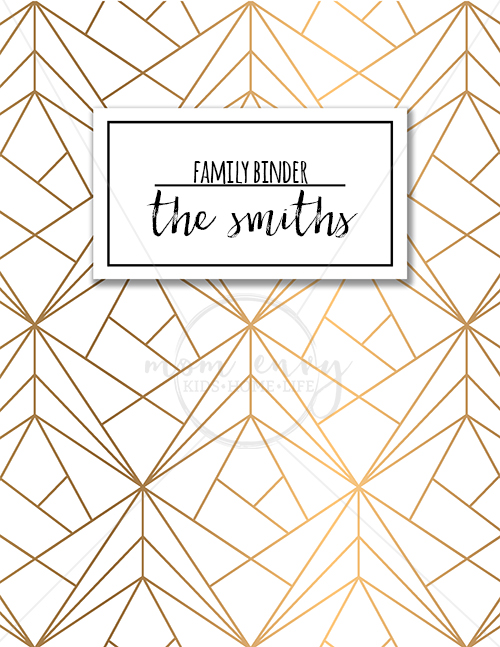 Family Binder Covers Free Planner Covers Family Binder 