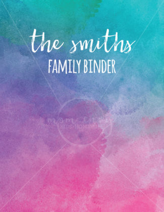 Family Binder Covers - Free Planner Covers & Family Binder Covers