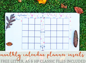 Free Monthly Calendar Planner Inserts - Different Designs for Each Month. Free Happy Planner Inserts. Free Erin Condren Inserts. Free planner printables. Free planner inserts. Free family binder. From https://momenvy.co