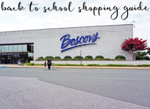 Boscov's Back to School Shopping. Get all of your back to school clothing and accessory needs in one store. Find quality yet inexpensive clothing that fits your family's busy lifestyle. Preschool Back to School.