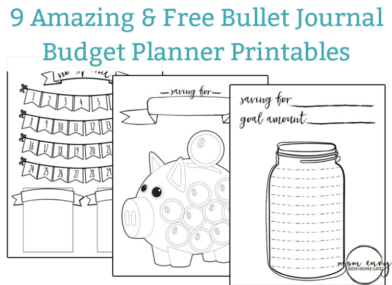 Printable Budget Planner - 9 Budget Printables for Free
