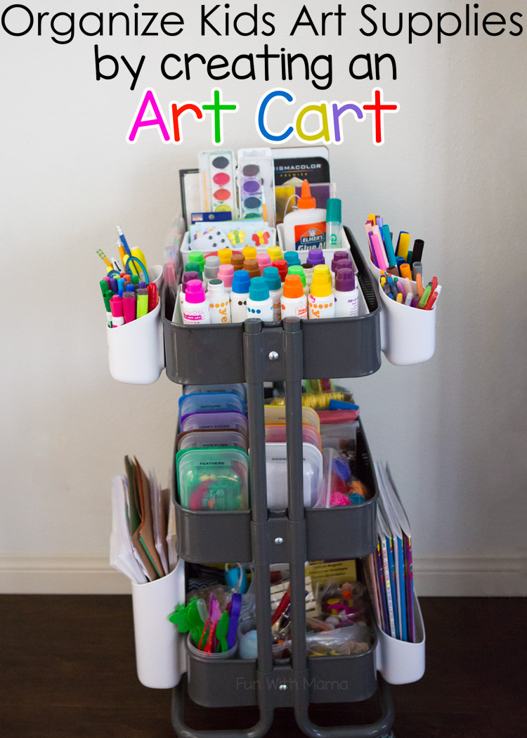 How To Store Art Supplies In A Small Space