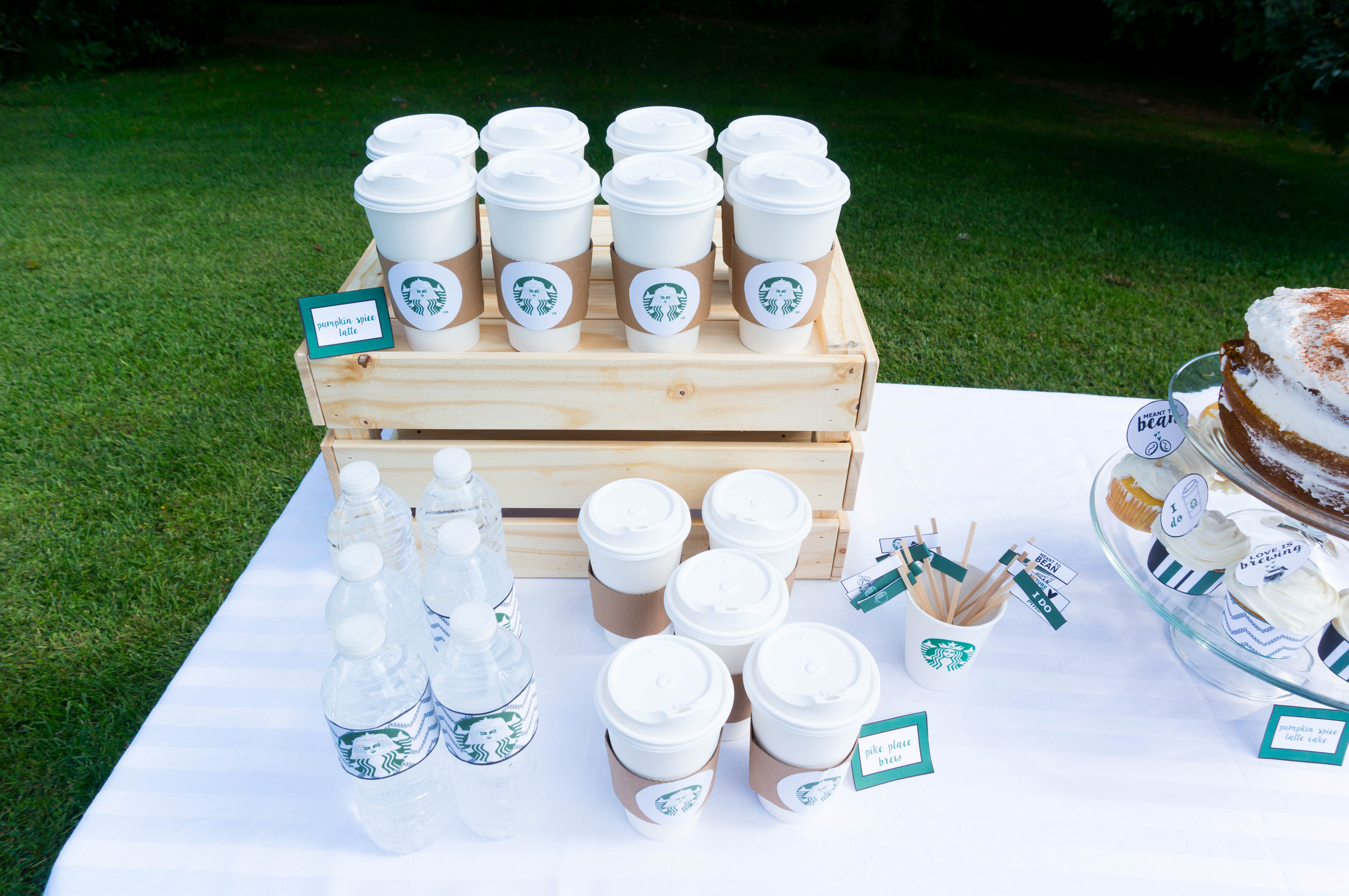 Free Starbucks Party Printables - For Baby Showers & Birthday Partis