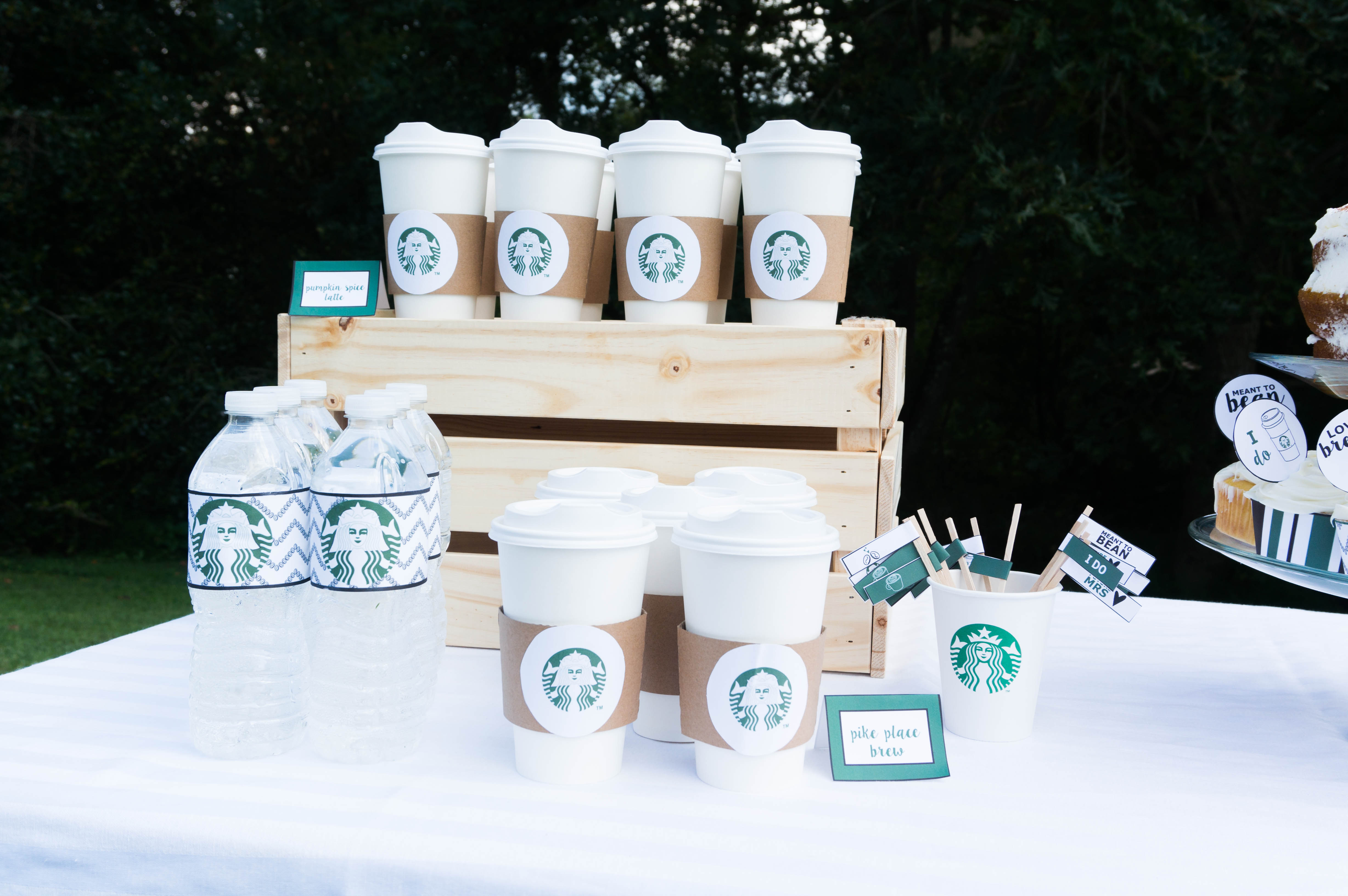 Free Starbucks Party Printables For Baby Showers