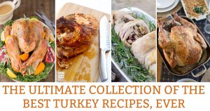The Best Turkey Recipes. Do you need a Thanksgiving turkey recipe? We've got you covered with the most delicious turkey recipes. #thanksgivingrecipes #turkeyrecipes