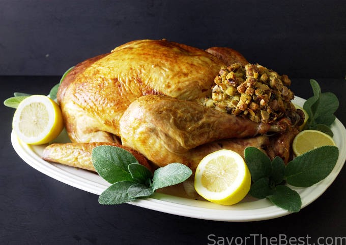 Herb-Rubbed Crisp-Skinned Butterflied Roast Turkey Recipe