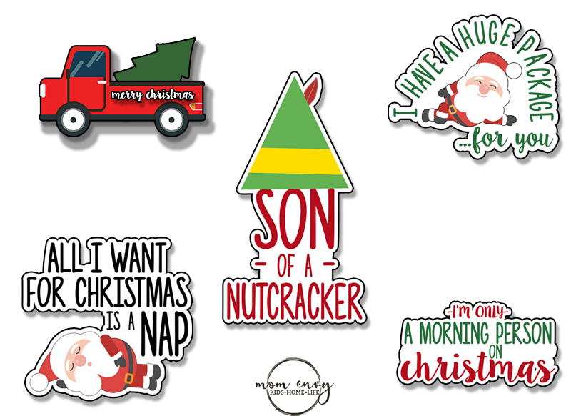 Christmas Planner Stickers-Holidays Graphic by Happy Printables