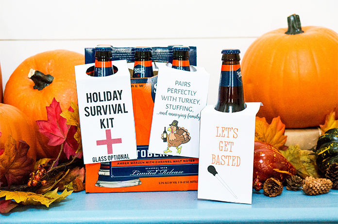 Free printable Thanksgiving wine gift tags & beer tags. Download 3 free printable gift tags for wine hostess gift. Three funny gift tags for friends. #thanksgiving #freeprintables #giftideas #thanksgivinggift