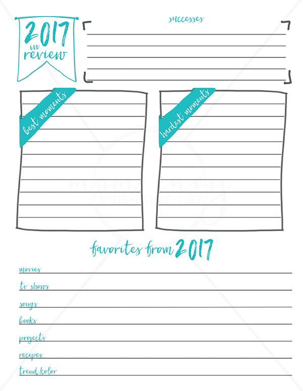Free End of Year Planner Printables & New Year Goals Planner Printable. Free Yearly Review Printables for The Happy Planner, Erin Condren, Recollections, Filofax, and more. #freeplannerprintables #plannerprintables #happyplanner #erincondren #freeprintables