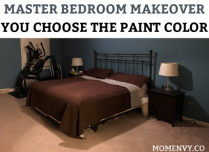 Master Bedroom Makeover - Readers Choose the Paint Color. Help me complete our farmhouse master bedroom makeover.