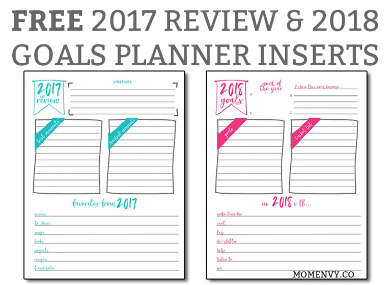 Free End of Year Planner Printables & New Year Goals Planner Printable. Free Yearly Review Printables for The Happy Planner, Erin Condren, Recollections, Filofax, and more. #freeplannerprintables #plannerprintables #happyplanner #erincondren #freeprintables