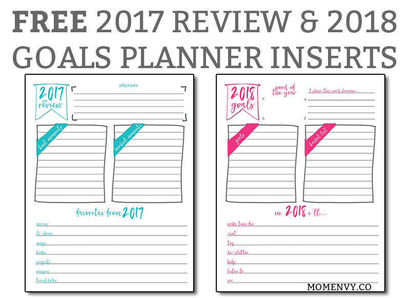 Free End of Year Planner Printables & New Year Goals Planner Printable. Free Yearly Review Printables for The Happy Planner, Erin Condren, Recollections, Filofax, and more. #freeplannerprintables #plannerprintables #happyplanner #erincondren #freeprintables