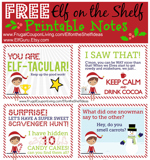 25 Free Elf on the Shelf Printables  Easy Elf on the Shelf Ideas