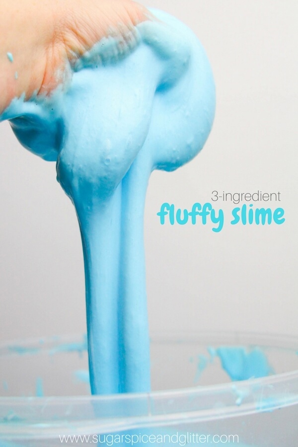 How to make FLUFFY SLIME WITH TOOTHPASTE