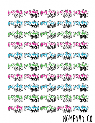 Free Budget Planner Stickers - 11 Printable Pages of Budgeting Stickers