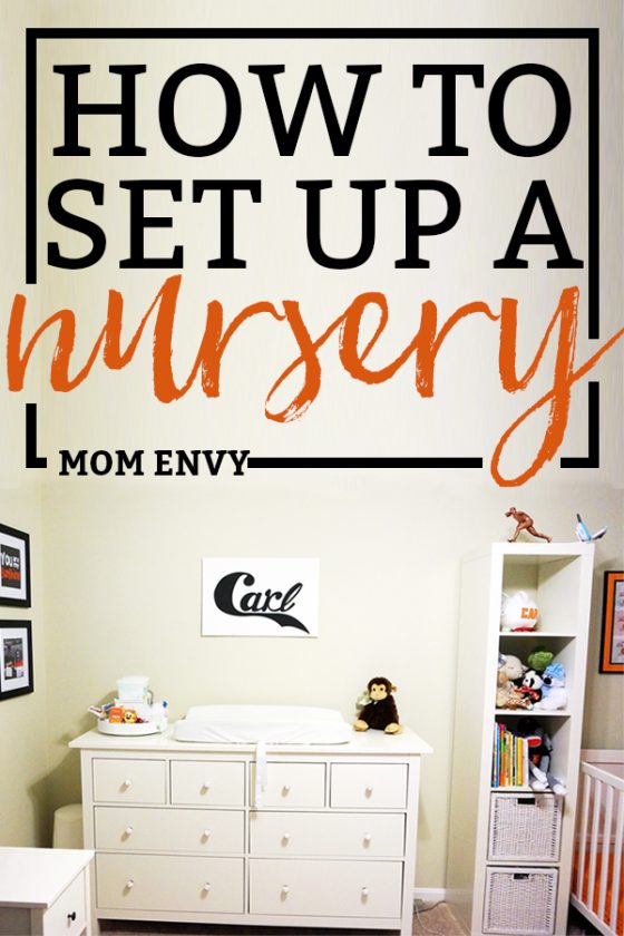 How to Set Up a Nursery - Tips for Organizing Baby Clothes and more