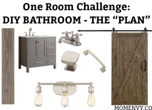 DIY Bathroom Ideas - modern farmhouse bathroom ideas. Check out some simple ideas to create a farmhouse style bathroom. #farmhousestyle #bathroom #diy
