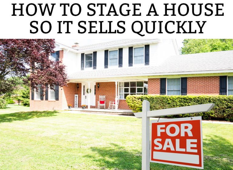 How to Stage a House - How to Prepare a House to Sell. Learn these simple tips for how to stage your house so it will sell quickly. #homedecor #buyingandselling #hgtv