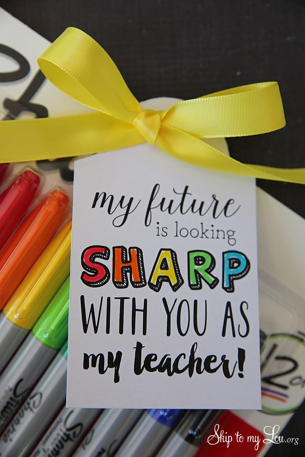 Welcome Back Ideas for Teachers - Free Printable Teacher Gifts. They also make great free teacher appreciation gifts. #teacherappreciation #backtoschool #teaching 
