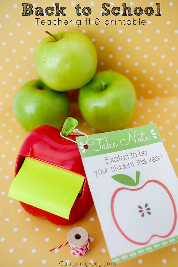 Back to School Teacher Gift Tags • Room Mom Rescue