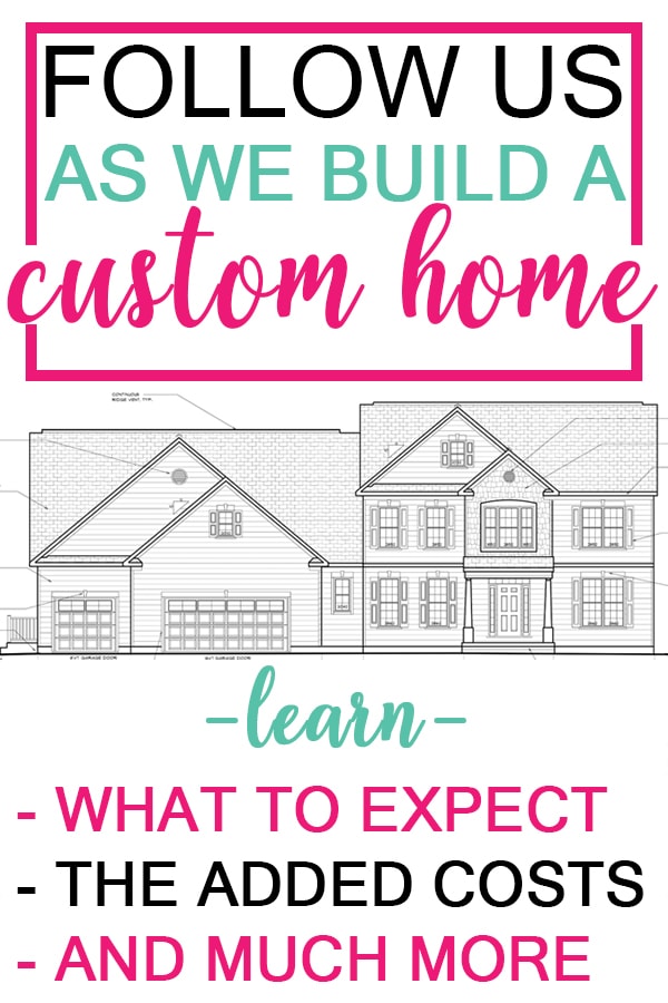 Follow along as we build a custom home (including an in-law suite attached). Learn what to expected, the added costs, and much, much more.