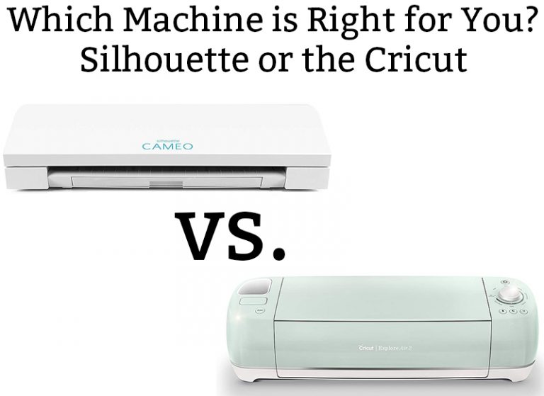 Silhouette vs Cricut - Which is the best craft cutting machine? Silhouette or Cricut? Both machines have their pros and cons. See which cutting machine is for you.