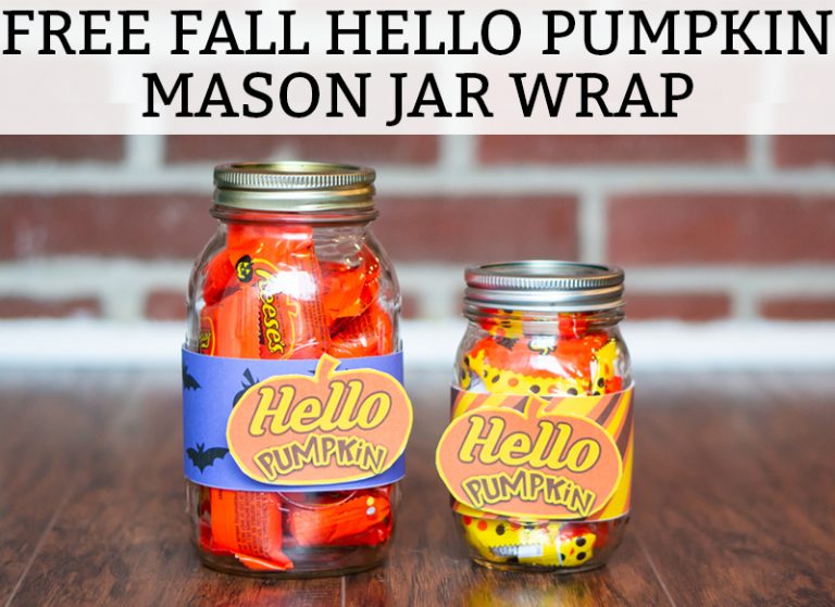 Hello Pumpkin - Reeses Gift - Download this free Hello Pumpkin printable and add some Reese's pumpkins (or other pumpkin treats) for an adorable fall gift idea. #fallinspiration #freeprintable