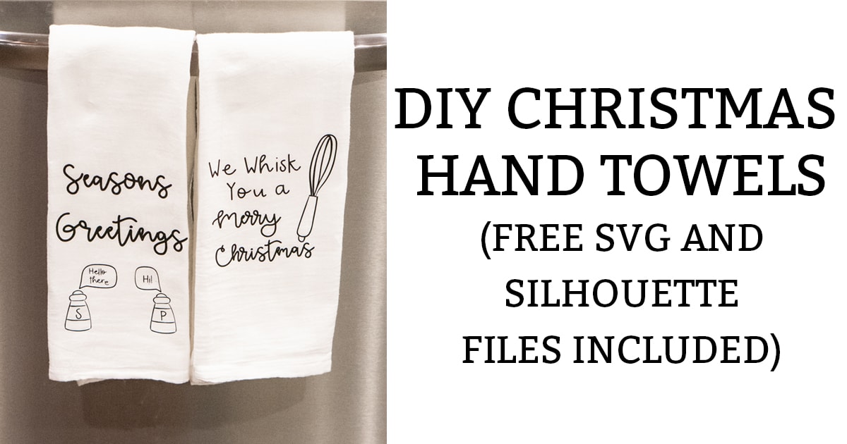 DIY Christmas Towels with Sublimation - Life Sew Savory