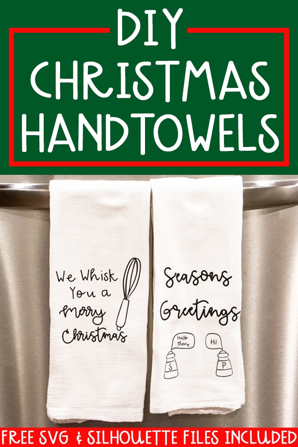  Christmas Hand Towels, Merry Christmas Kitchen Towels