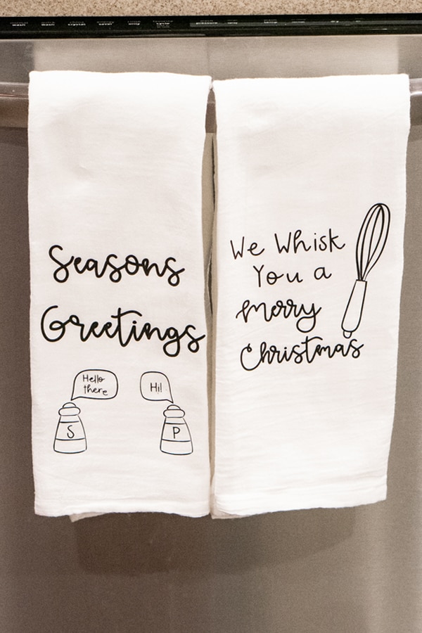 Christmas Individual Designs Flour Sack Towel Dish Towel Funny sayings –  Anthem Graphix